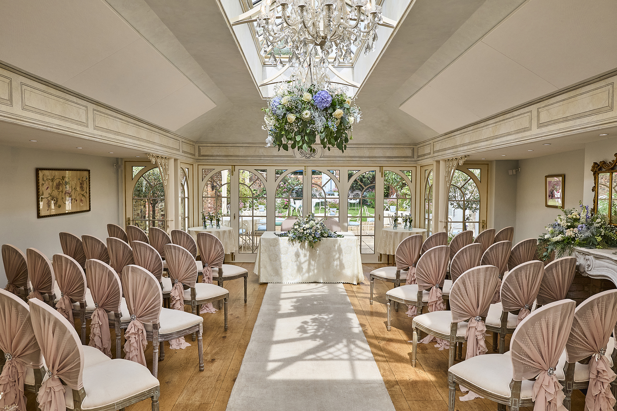 The orangery at the Woburn Coffee House